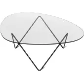 Gubi Pedrera Salontafel Black Semi Matt