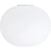 Flos Plafondlamp , GLO-BALL, dimbare, Wit, Woonkamer, Glas, Designer