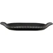 Alessi Grillpan Edo Cast Iron Black 40 x 24,5 cm