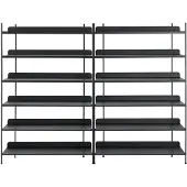 Muuto Compile Shelving System Opslagsysteem Black | Configuration 8