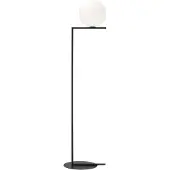 Flos IC lights F2 vloerlamp Zwart-opaal