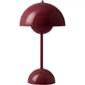 &tradition Tafellampe &Tradition, Flowerpot VP9, dimbare, Paars, Woonkamer, Kunststof, Designer