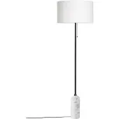 Gubi Vloerlampe , dimbare, Grijs, Woonkamer, Marmer
