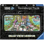 Ravensburger Politie Achtervolging Puzzel (Rearview Mirror) (1000 stukjes)