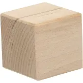 Playwood Mijlpaal blok hout, 5,6cm