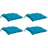 vidaXL Palletkussens 4 st 50x50x7 cm oxford stof lichtblauw