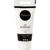 Creativ Company Pigment art acrylverf titanium wit, 75ml
