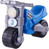 Cavallino Toys Motor Blauw Loopfiets