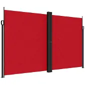 vidaXL Windscherm uittrekbaar 200x600 cm rood