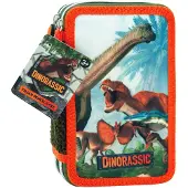 Textiel Trade B.V. Dinorassic 2-Vaks Etui