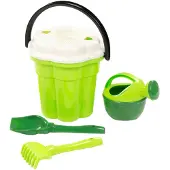 Cavallino Toys Safari XL Klassieke Emmerset met Gieter Groen, 4dlg.