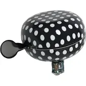 New Looxs ding dong bel 80mm polka dot black