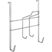 Metaltex 350906000 My Iron: Bevestigingshouder voor deurdrangers, 28 x 14 x 34 cm, Polytherm / Ruimtebesparend