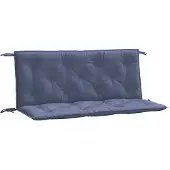 vidaXL Tuinbankkussens 2 st 120x50x7 cm oxford stof marineblauw