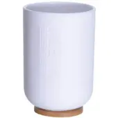 Diversen Drinkbeker Wit Bamboe