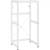 vidaXL Badkamer wastafelonderkast, wit, 40x38x83 cm, ijzer