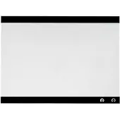 Nobo Magnetic Whiteboard With Clip 43x58 Cm Transparant