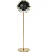 Gubi Multi-Lite vloerlamp Messing-zwart