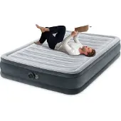 Intex DuraBeam Comfort Plush, opblaasbaar matras, dubbel, rechthoekig, met ingebouwde luchtpomp