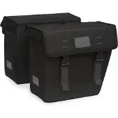 New Looxs Origin Double Hybride Dubbele Fietstas - 33 liter - Zwart