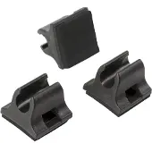 M-Wave kabelgeleider 4-5 mm zwart (3 stuks)