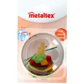 Metaltex bakring 8x4.5 cm rvs