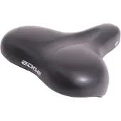 Edge Fietszadel city rental - zwart (werkplaatsverpakking)