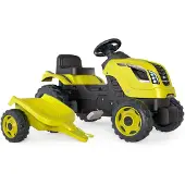 Smoby Farmer Xl Tractor With Trailer Geel Kinderen