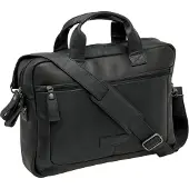 New Looxs Laptoptas Luko 7.5L - 42 x 6 x 30 cm - gemaakt van luxe leder - Zwart