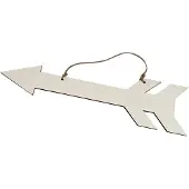 Gerkimex Houten pijl met hanger triplex, 38cm