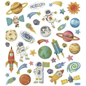 Creativ Company Stickers Ruimtevaart, 1 Vel