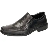 Rieker heren leren loafers zwart