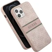Pricenet , Hoesje geschikt voor Apple iPhone 12 Pro Max - Stripe Patroon, Roze