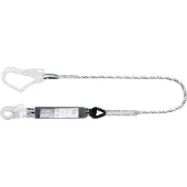 ARDON veiligheidslijn met steigerhaak en karabijnhaak - 1.5m - FA3050315 - FA5010322B Aluminium karabijnhaak - Incl. FA5010322B Aluminium karabijnhaak