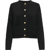 JDY Gebreid vest 'JDYKim' zwart
