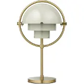 Gubi Tafellamp Multi-Lite, dimbaar, messing / goud, Woon-/ Eetkamer, metaal, Design, Tafellamp