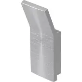 Haceka Aline handdoekhaak geborsteld aluminium