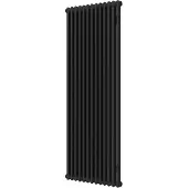 Plieger Designradiator Florence 1677 Watt Zijaansluiting 180x60 cm Donkergrijs Structuur