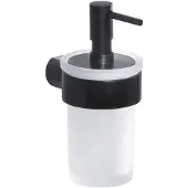Gedy Pirenei hangende zeepdispenser mat zwart
