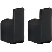 Sapho Handdoekhaak 2PCS Pirenei 2x5.3 cm Mat Zwart