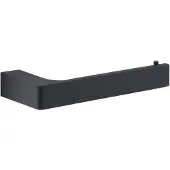 Gedy Pirenei design toiletrolhouder mat zwart