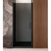 Lacus Nisdeur Giglio Evo 1 Klapdeur 85x200 Cm Rookglas Zwart