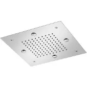 Hotbath Hoofddouche mate inbouw met mist rechthoekig 30x26 cm geborsteld nikkel