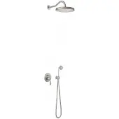 Tres Regendoucheset clasic mengkraan incl. Handdouche rvs