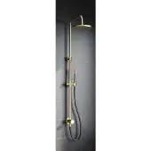 Hotbath Complete Regendoucheset Cobber Thermostatisch Opbouwset Met Doucheslang en Handdouche