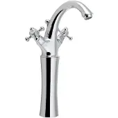 Sapho Antea Hoge wastafelkraan met klikwaste (h) 30cm, chroom