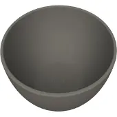 Arcqua Waskom Prince Opbouw 38x14 cm Rond Mat Quartz Grijs