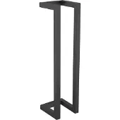 Wiesbaden Handdoekrek Loft 50x12,5 Cm Mat Zwart