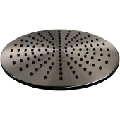 Brauer Gunmetal Edition hoofddouche 30cm gunmetal geborsteld PVD