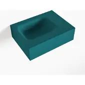 Mondiaz LEX Smag vrijhangende solid surface wastafel 40cm. Positie wasbak links